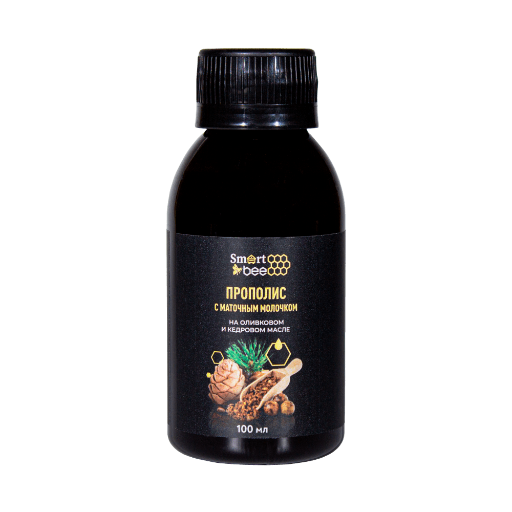 БАД Прополис с маточным молочком на оливковом и кедровом масле (пищевая добавка)